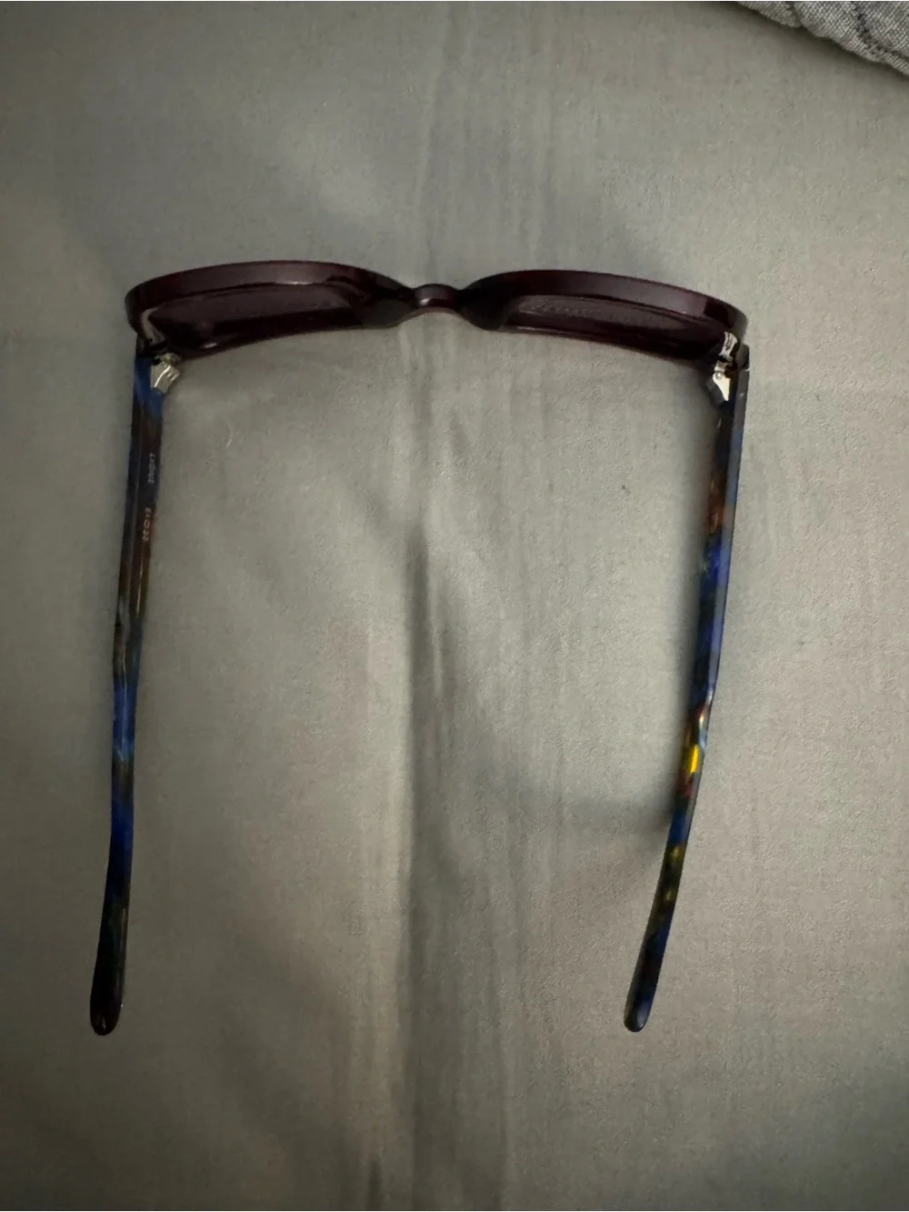Krewe Lyons Sunglasses Blue Burgundy